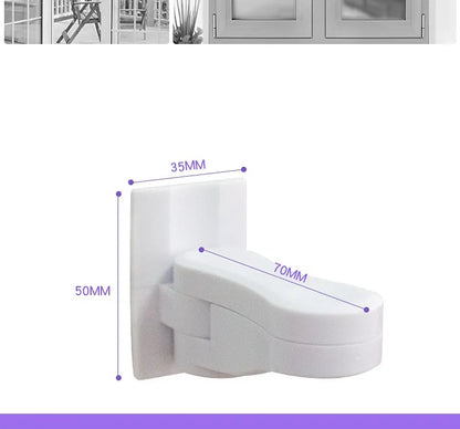 Easy use and install white child proof door handle lock, optimal baby safety