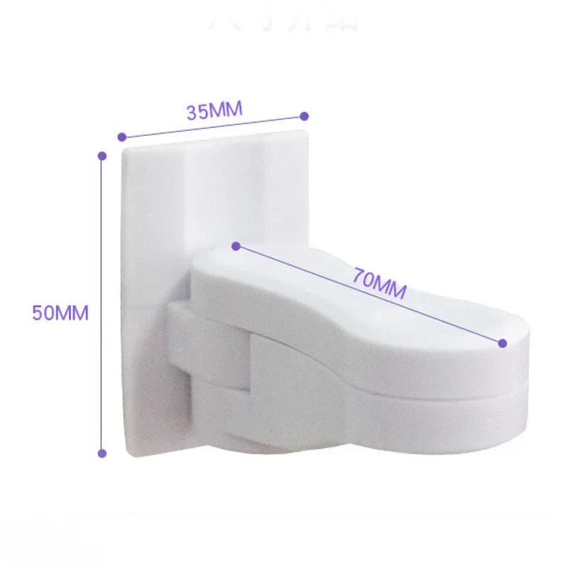 Parenting essential: white door handle child lock for toddler safety