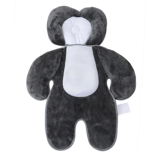 Baby flat head prevention pillow, breathable cotton material for healthy infant skull development