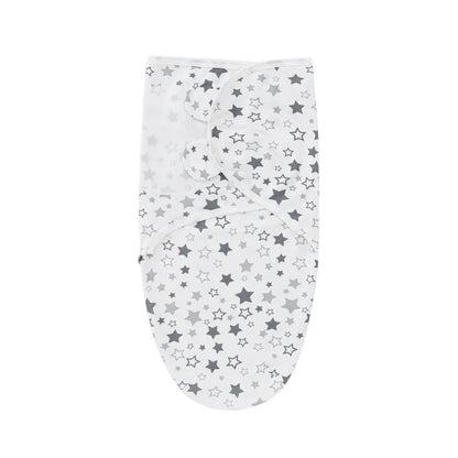 Gentle cotton baby swaddle and hat for newborns, promoting peaceful sleep