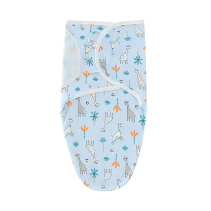 Adjustable infant swaddle and hat, ensuring a snug fit for your little one
