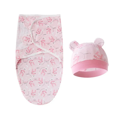 Gift-boxed baby swaddle sleeping bag, neutral color, a perfect nursery essential for new parents.