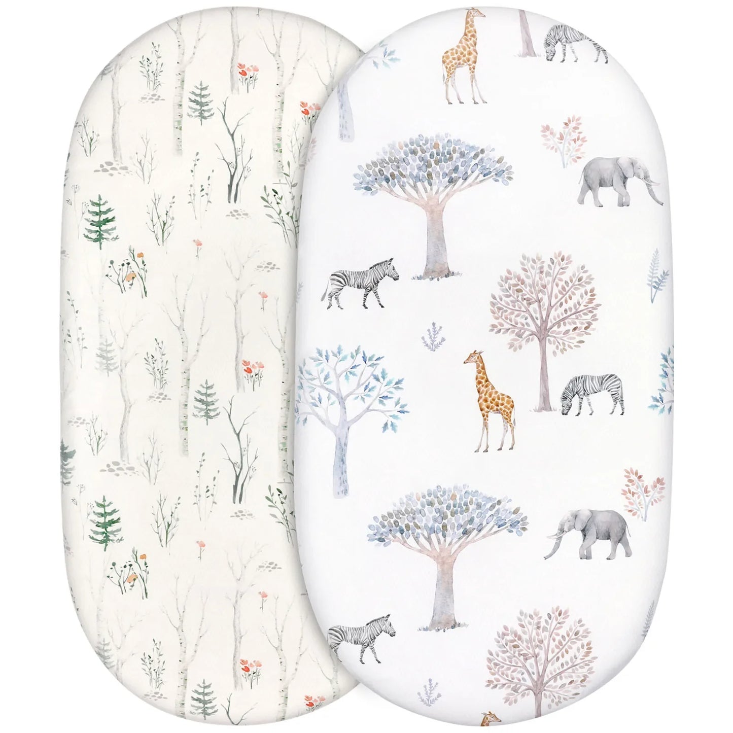 Microfiber bassinet sheet, close-up texture, soft and breathable for unisex baby sleep.