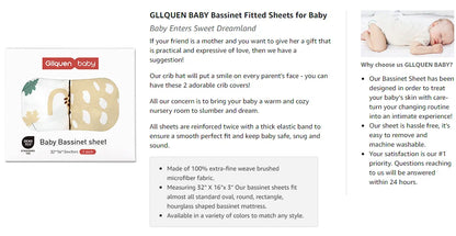 Unisex baby bassinet sheet 2-pack, clean white microfiber, promotes restful infant sleep.