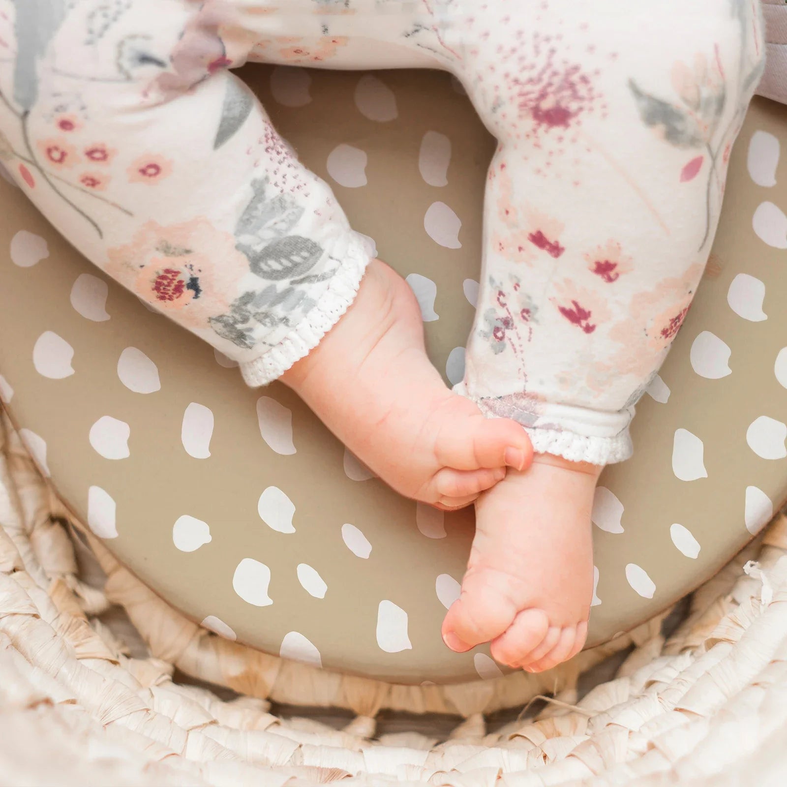 Unisex baby bassinet sheets 2-pack, soft microfiber, comfortable for newborn nursery decor.
