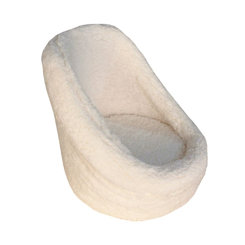 Newborn baby photography prop: white mini sofa chair. Ideal for infant photo accessories & photo shoot decor.