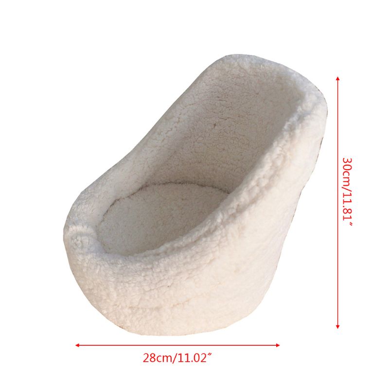 Baby photography prop: cute white mini sofa chair, excellent for newborn photo accessories. Cotton material.