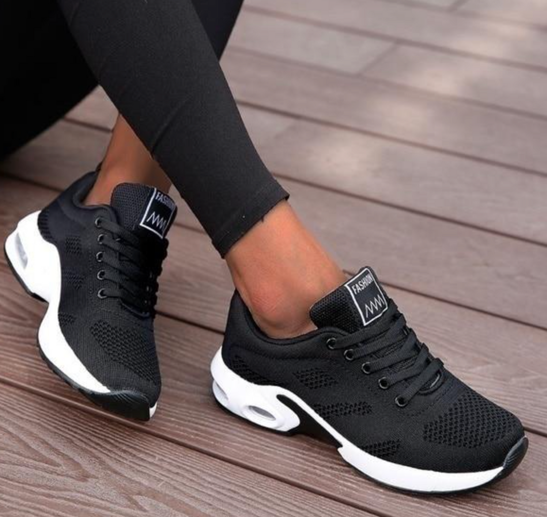 Women's air-cushioned athletic sneakers, ultimate comfort for running & walking. Lightweight & breathable.