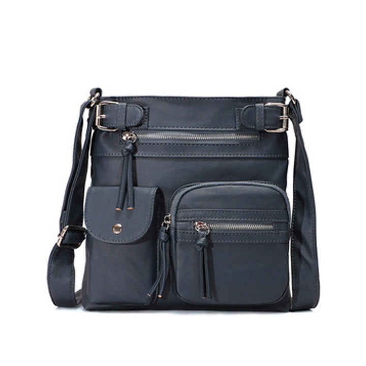 Elegant women's anti-theft travel bag, designed for secure organization & hands-free convenience.