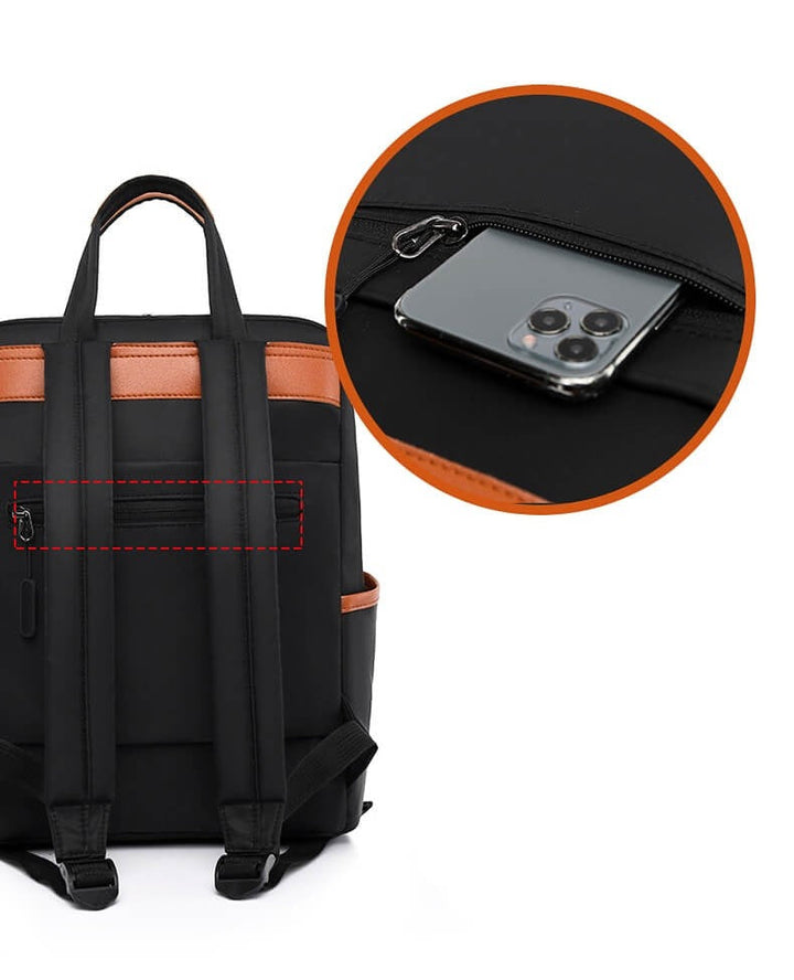 Premium anti-theft backpack for women, secure zippers, lightweight for worry-free travel.