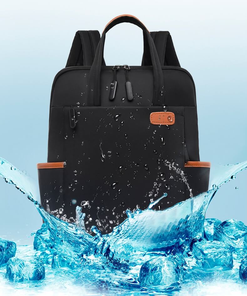 Elegant women's anti-theft travel bag, water-resistant, perfect for business or leisure.