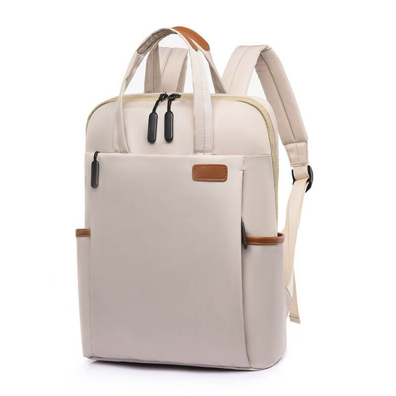 Lightweight women's anti-theft backpack, water-resistant Oxford fabric, perfect for travel & school.