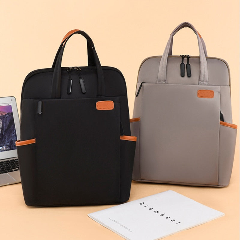 Secure women's backpack for travel, lightweight & water-resistant, great for valuables.