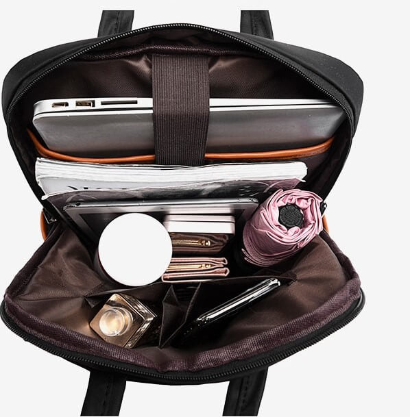 Versatile women's anti-theft school bag, durable Oxford fabric, fits laptop & books securely.