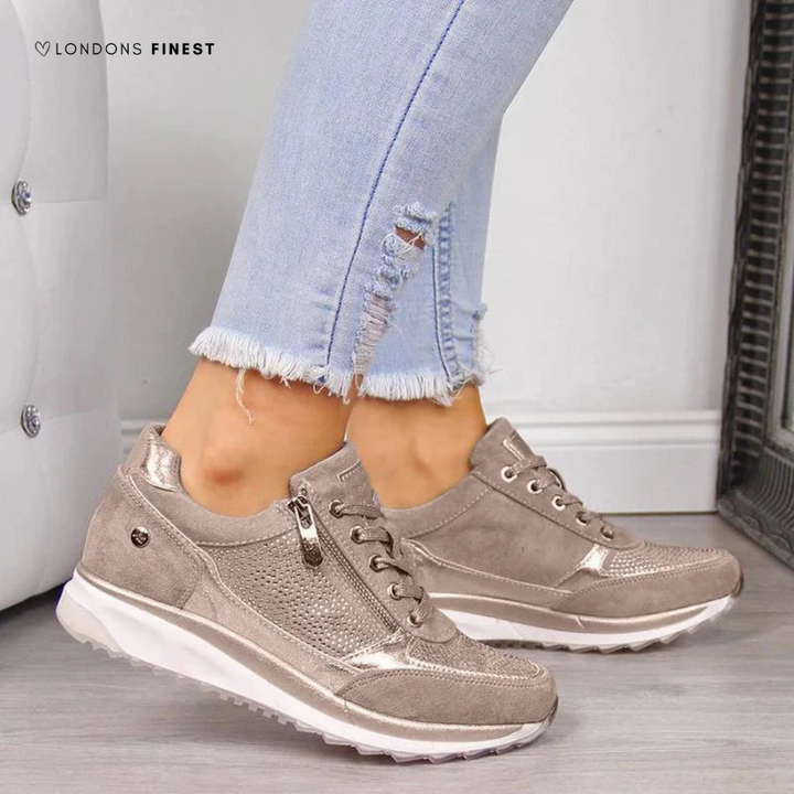 Supportive women's walking shoes, lightweight & cushioned, perfect for everyday wear.