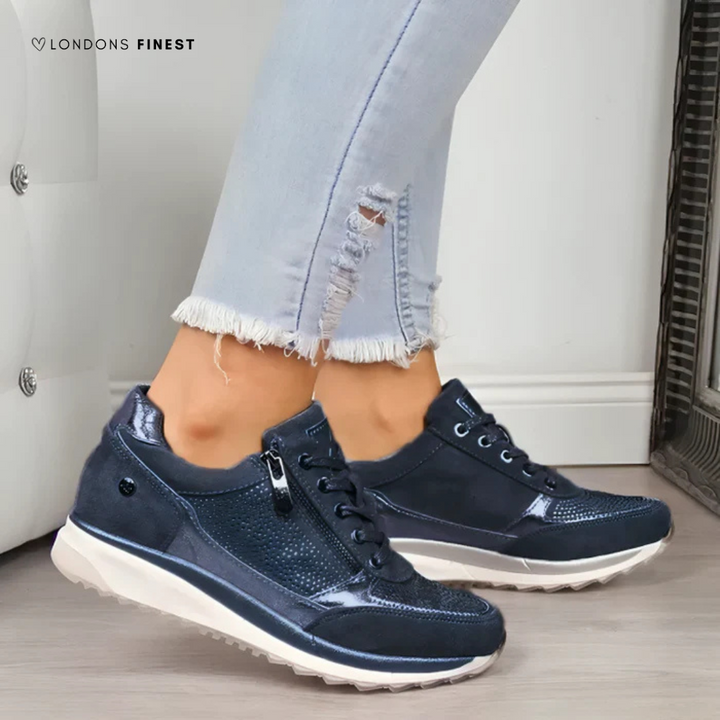 Stylish women's comfort shoes, ideal for walking, with superior arch support & lightweight design.