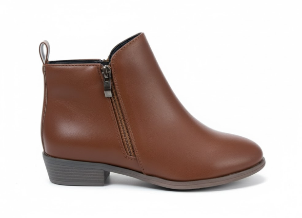 Stylish women's ankle boots with sturdy block heel & rounded toe. Ideal for fall & winter fashion, everyday wear.