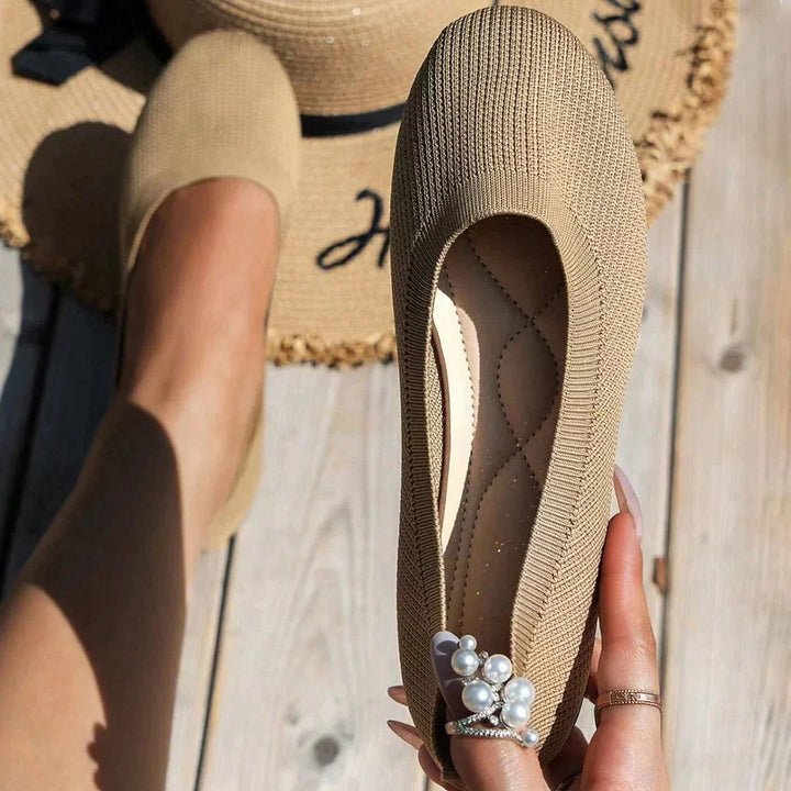 Women's supportive everyday shoes, designed as stylish orthopedic comfort flats.