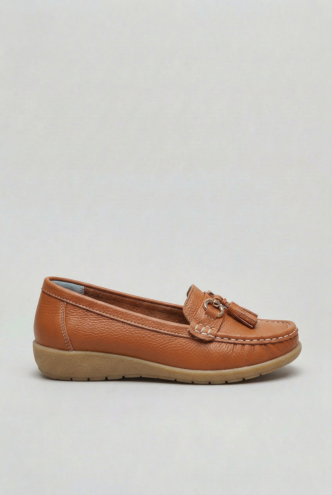 Soft & cushioned women's slip-on loafers, comfortable flat footwear for casual everyday wear.