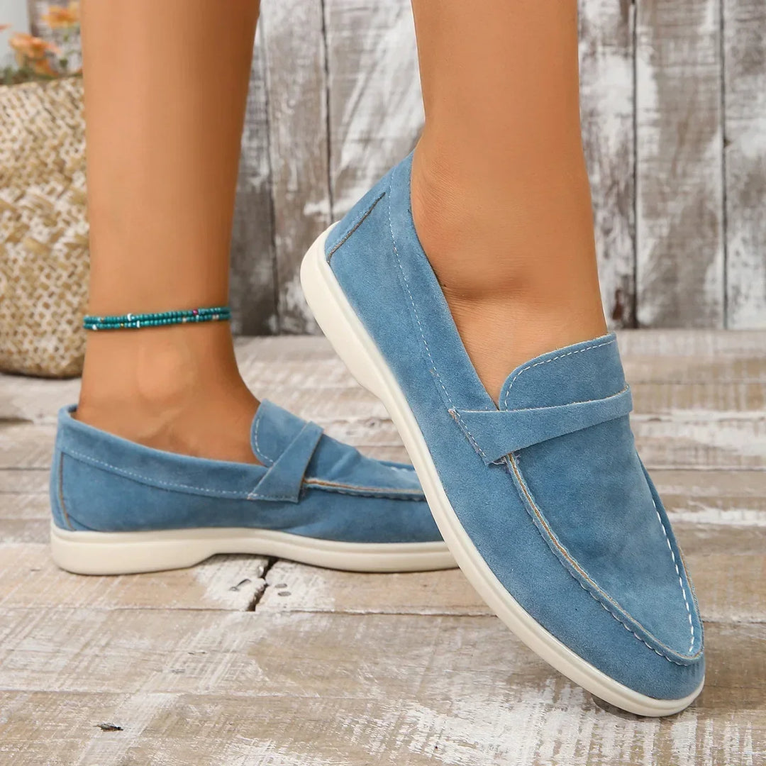 Premium women's slip-on loafers with cushioned insole for ultimate office and casual comfort.