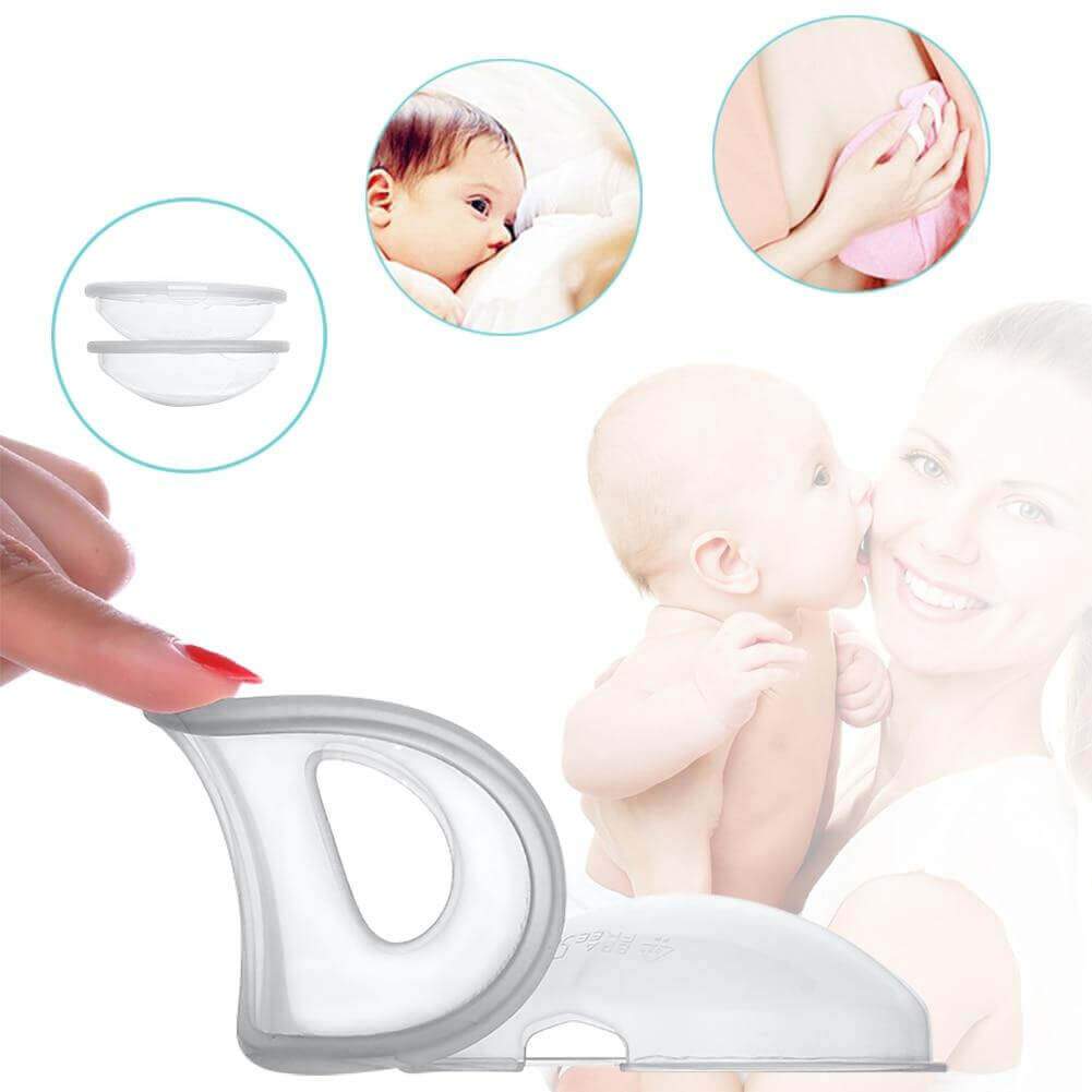 Nursing milk collection shells, essential postpartum baby feeding accessory for new moms