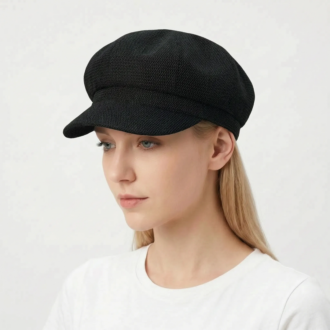 Outdoor women's breathable open-weave sun hat. Keep cool and stylish in summer with this lightweight beach accessory.