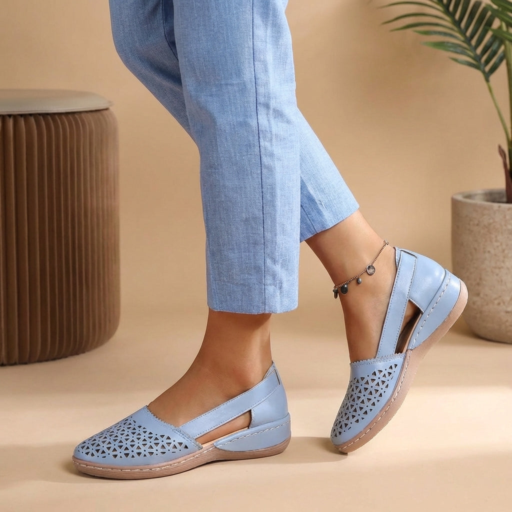 Comfortable women's slip-on loafers, perfect for daily wear. Breathable design ensures all-day comfort.