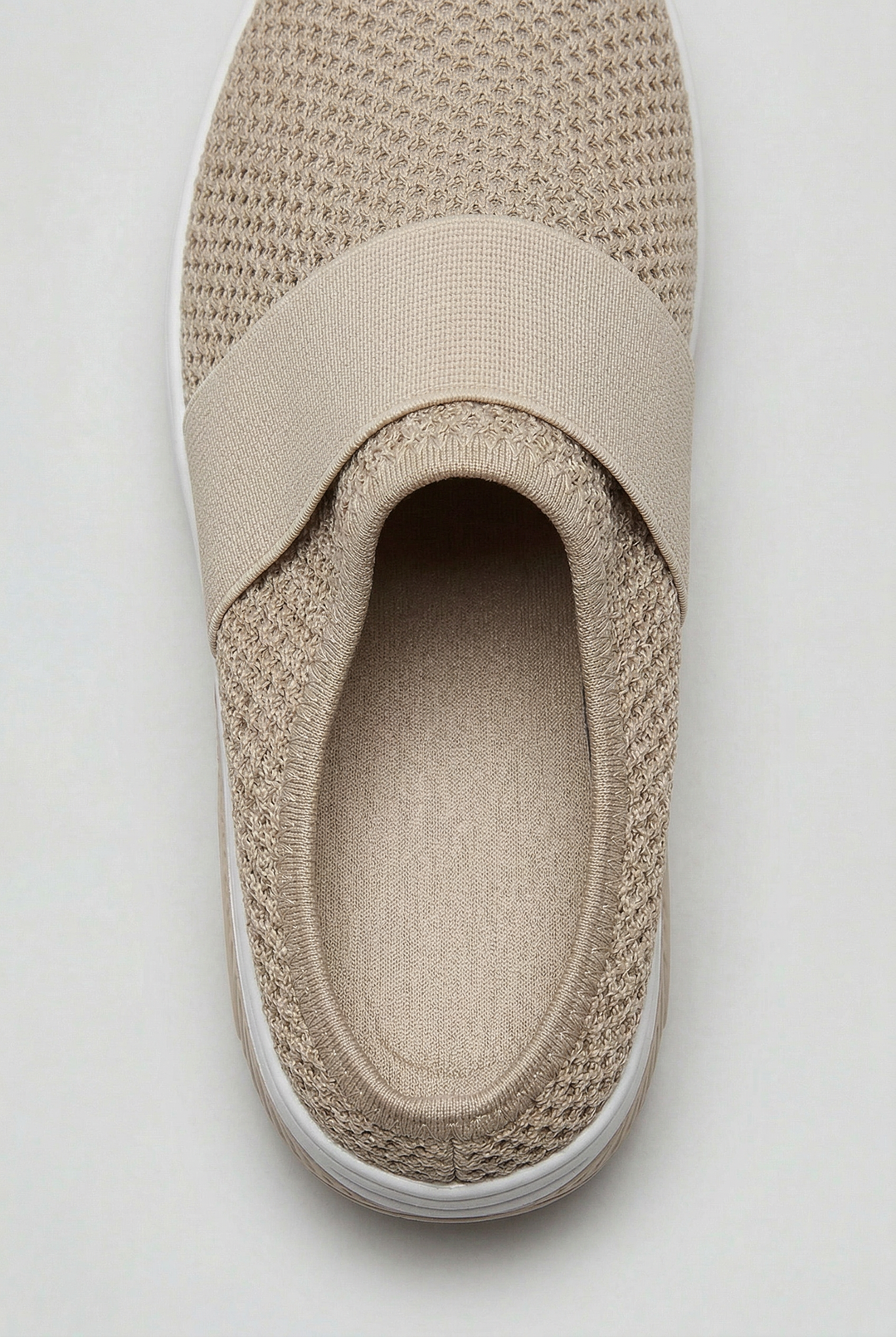 Stylish women's open-back slip-on mules, lightweight & breathable with air cushion comfort, ideal for casual wear.