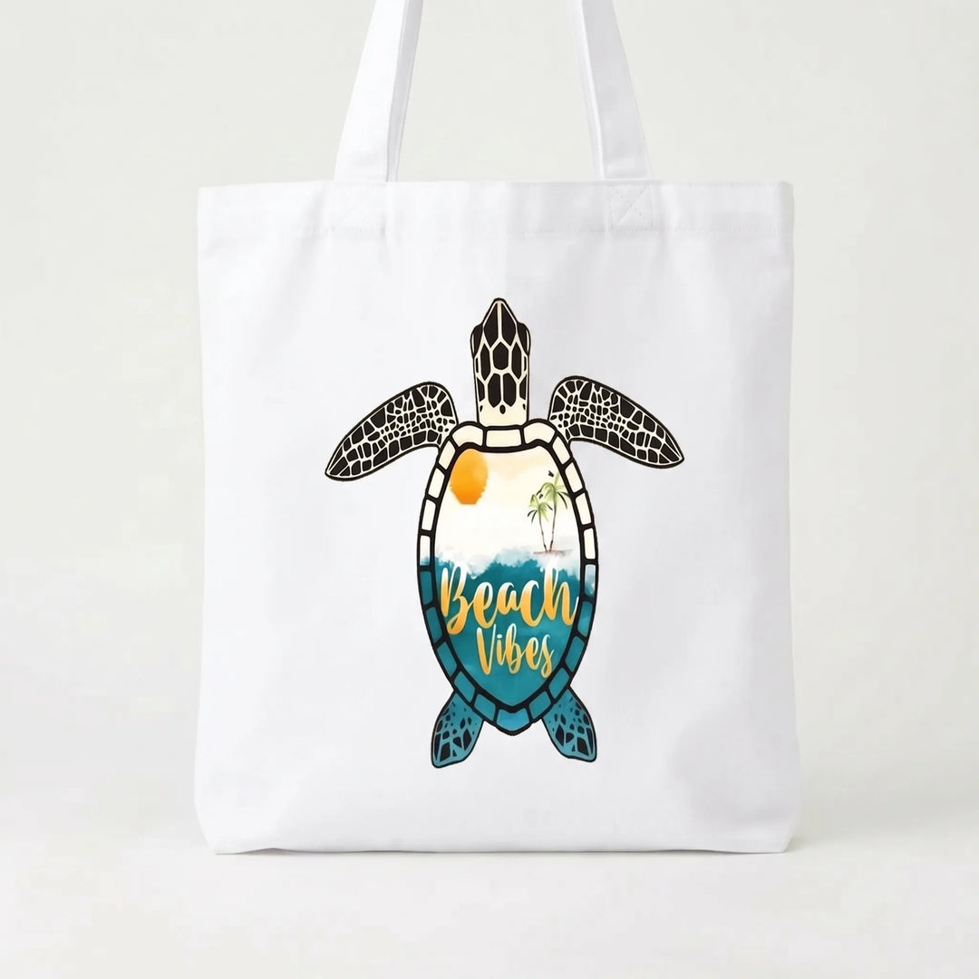 Spacious women's printed everyday tote, a fashionable casual shoulder bag for errands, travel, or beach.