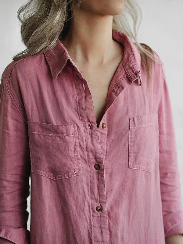 Versatile women's casual jumpsuit. Long sleeves and button-up design make it perfect for various daily looks.