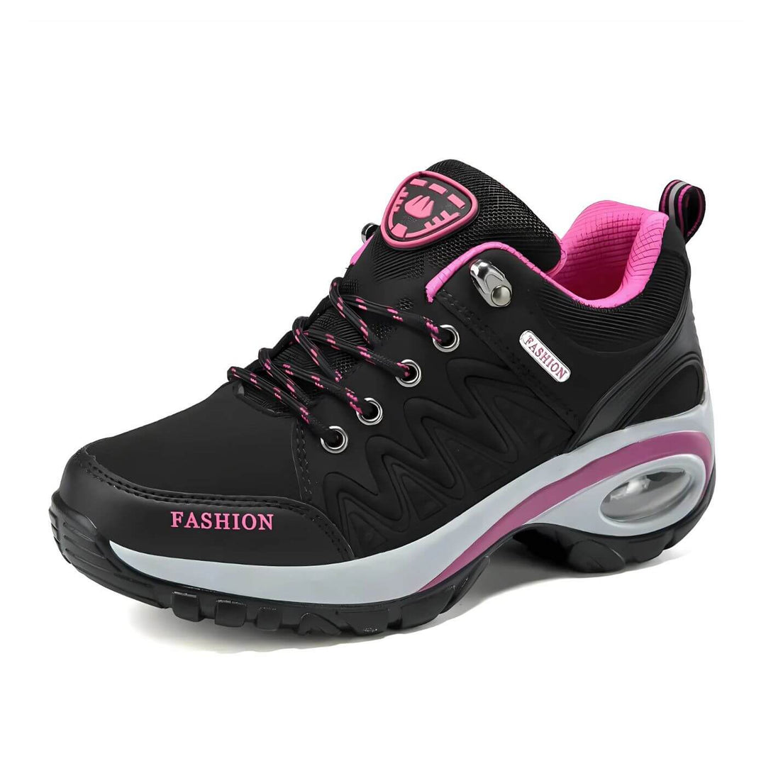 Women's walking sneakers, ideal for everyday wear with arch support & breathable comfort.