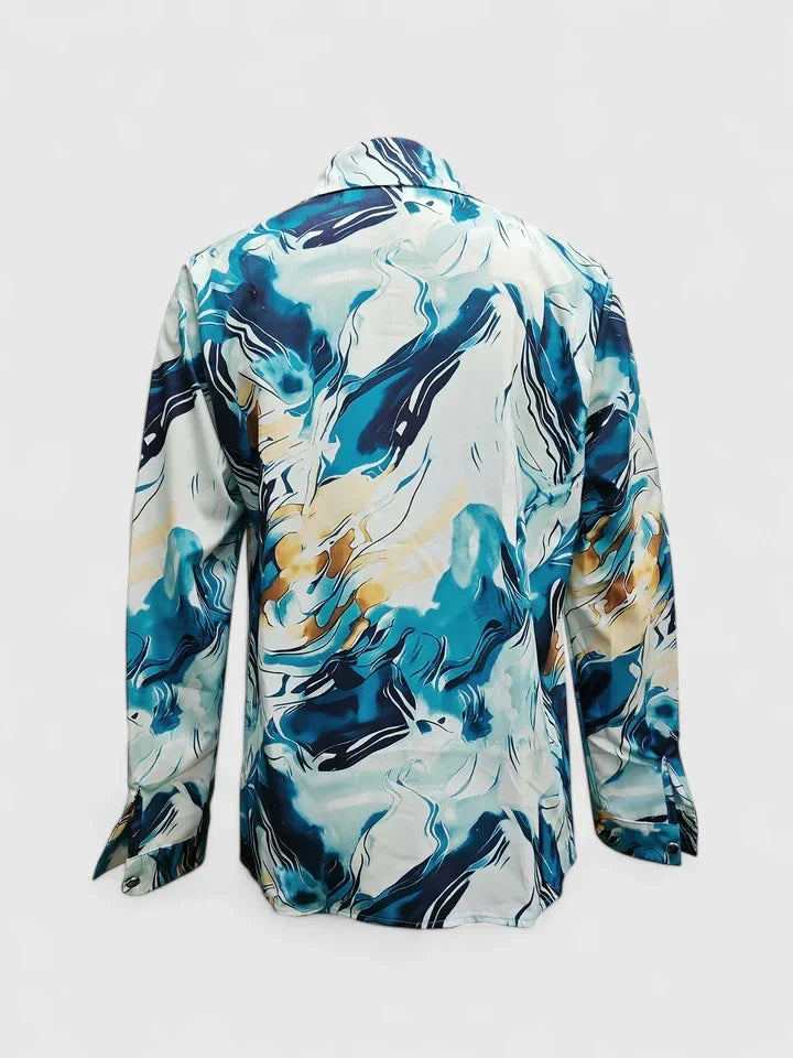 Women's chic everyday blouse, elegant long sleeve top for versatile office & casual wear. Fashionable and comfortable.