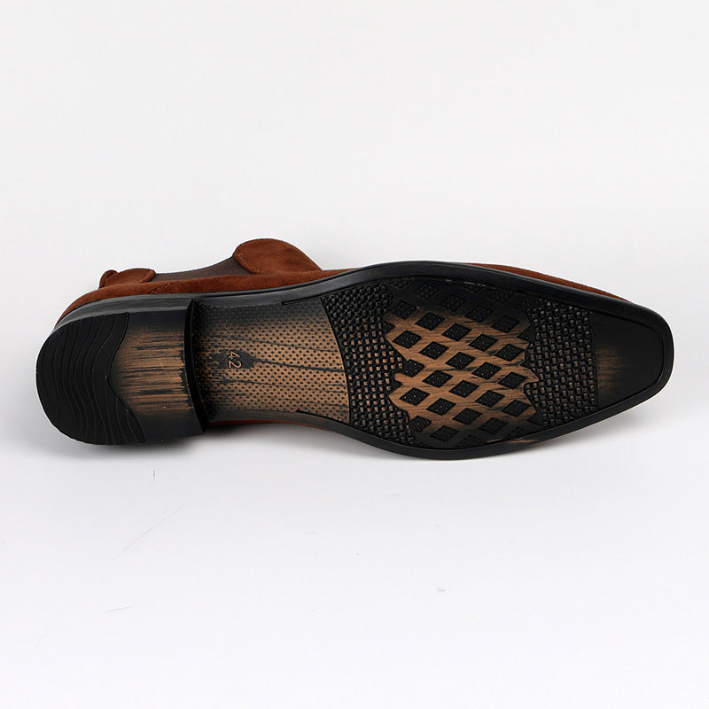 Versatile women's fashion Chelsea boots, designed with a chic block heel for comfortable all-day wear & modern style.