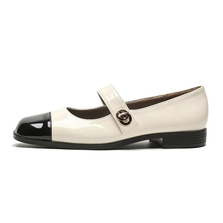 Women's classic Mary Jane flats with wide toe box and arch support for comfortable everyday wear.