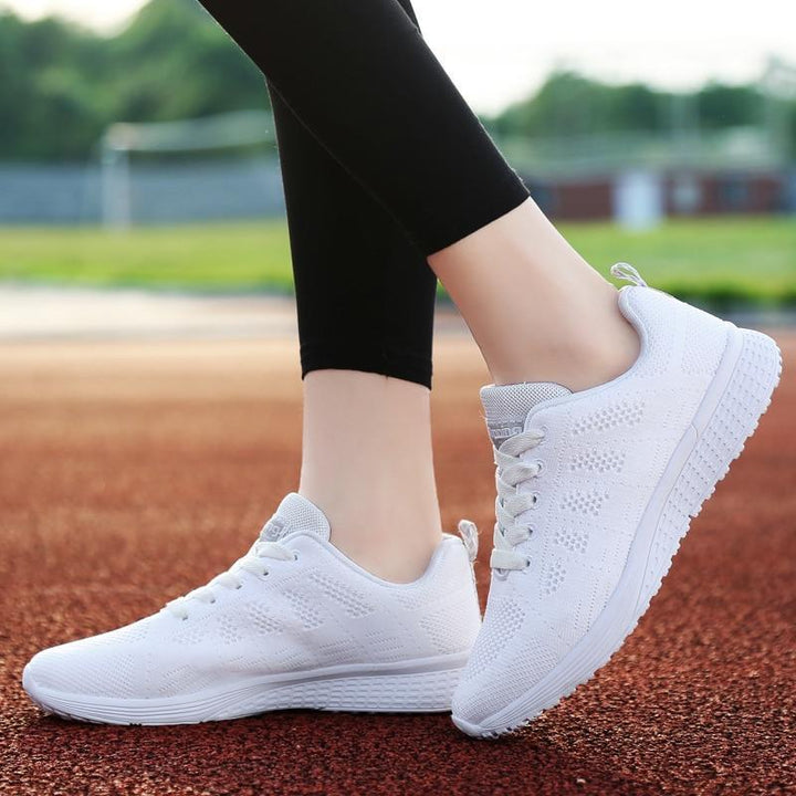 Women's comfortable footwear, grey, offering excellent arch and foot support.