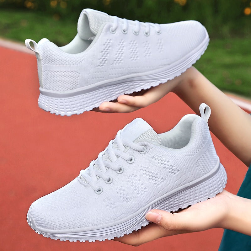 Orthopedic women's shoes, beige, providing stability and all-day comfort.