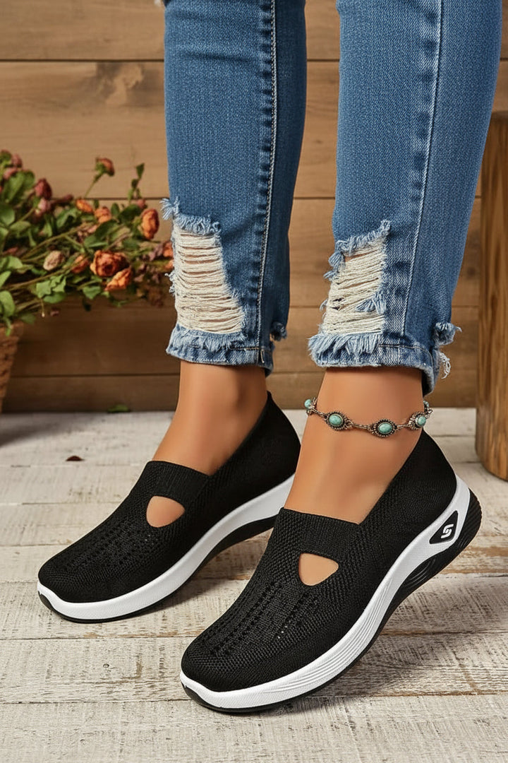 Women's CloudStride slip-on comfort walking shoes for everyday wear & travel.