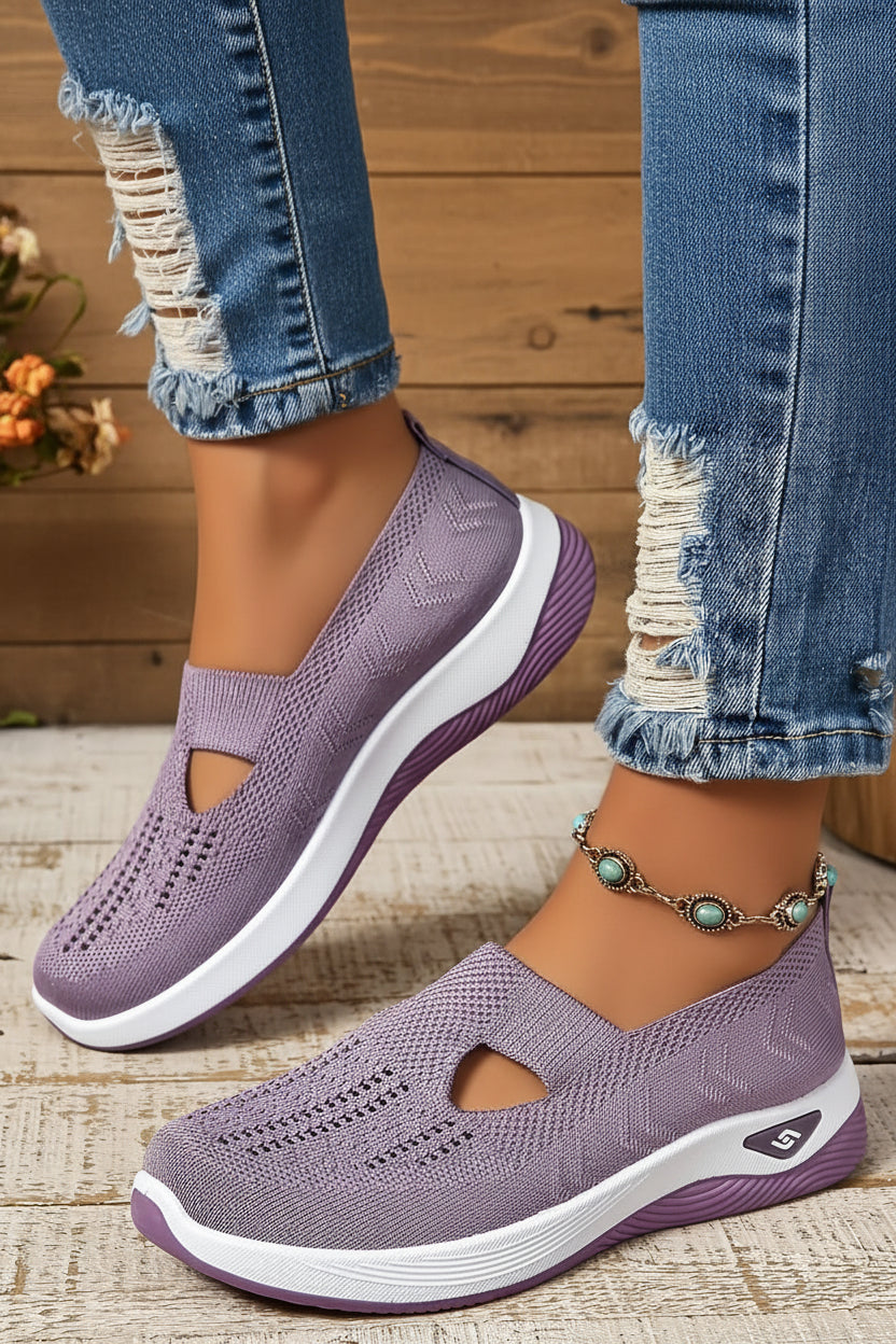 CloudStride women's supportive & flexible slip-on walking shoes for daily comfort.