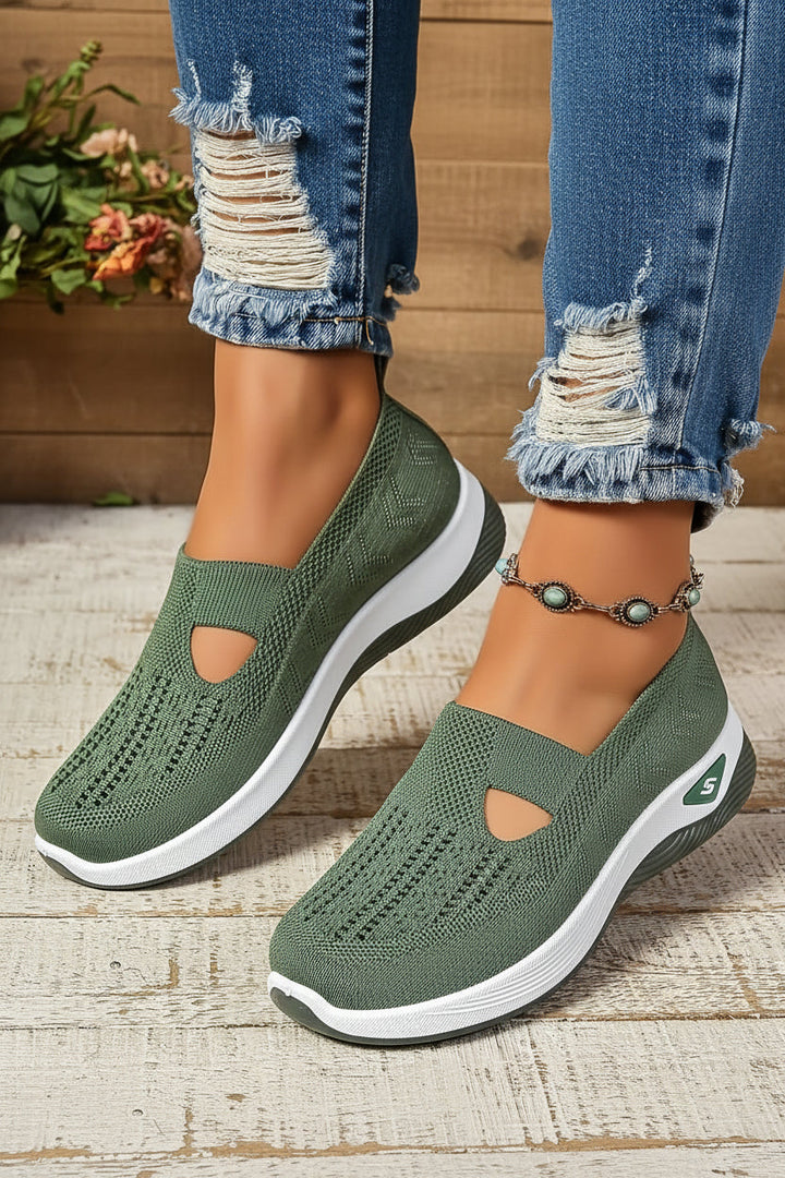 CloudStride women's slip-on walking footwear, designed for comfort, support & daily wear.