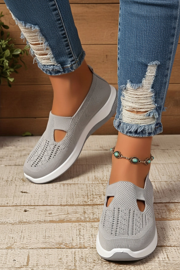 Easy slip-on CloudStride women's comfort walking shoes, great for travel & everyday activities.