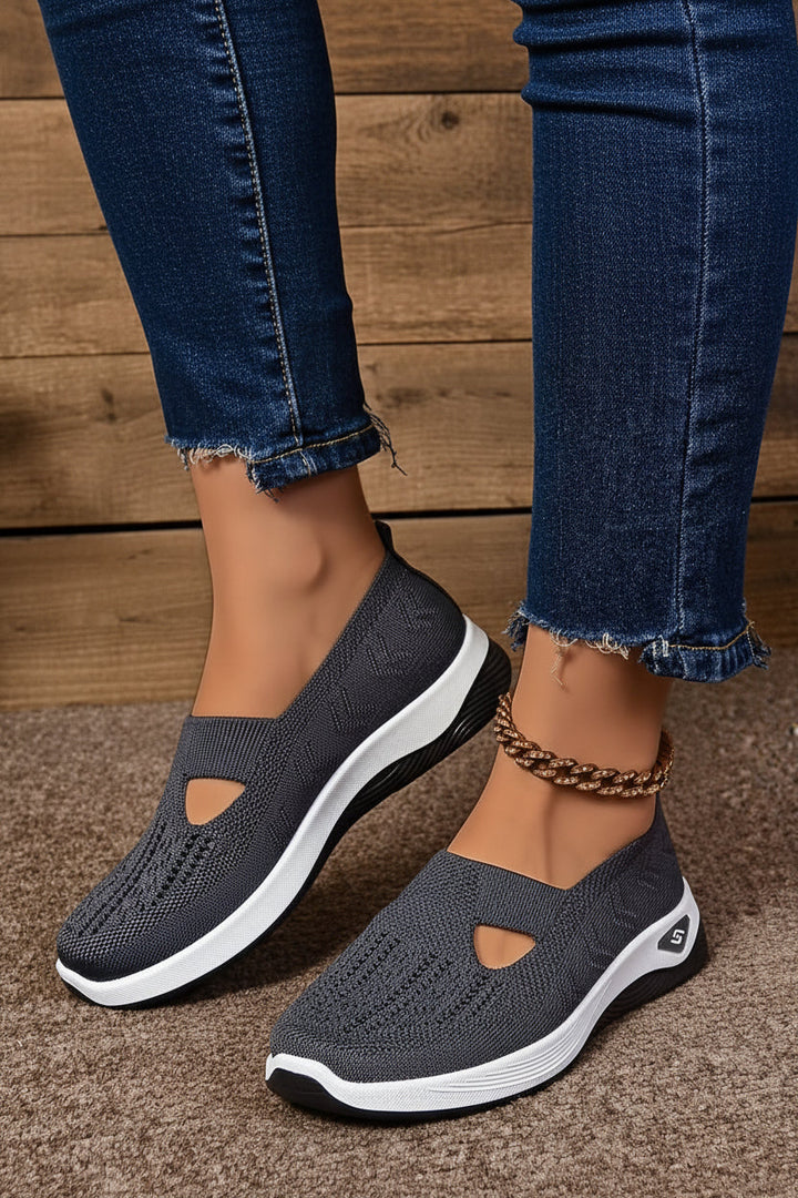 Women's CloudStride slip-on walking shoes, providing comfort, support, and style.