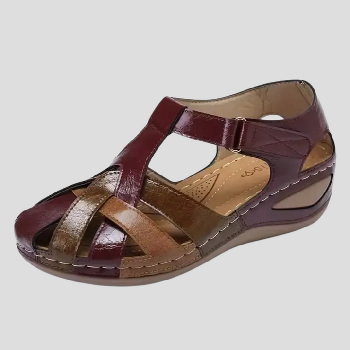 Women's comfort arch support sandals with adjustable straps, ideal for daily wear & foot pain relief.
