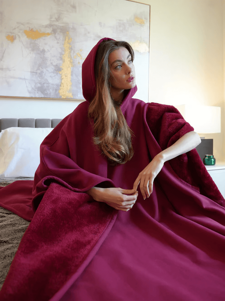 Women's oversized hoodie, soft feel, relaxed fit for calming wear & comfort.