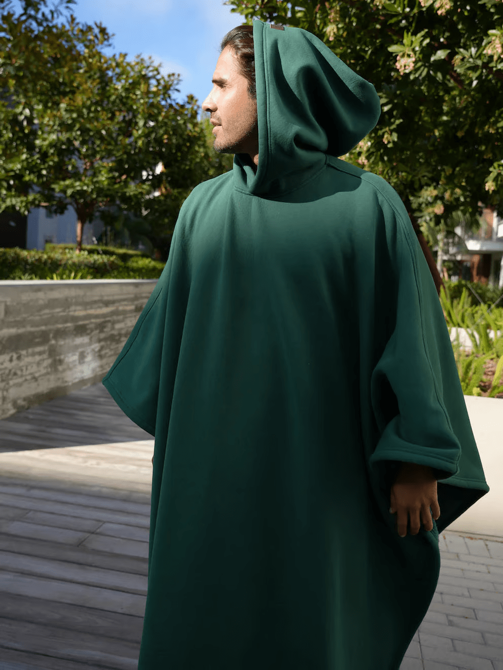 Calming oversized women's hoodie, soft fabric, perfect for lounge & cozy apparel.
