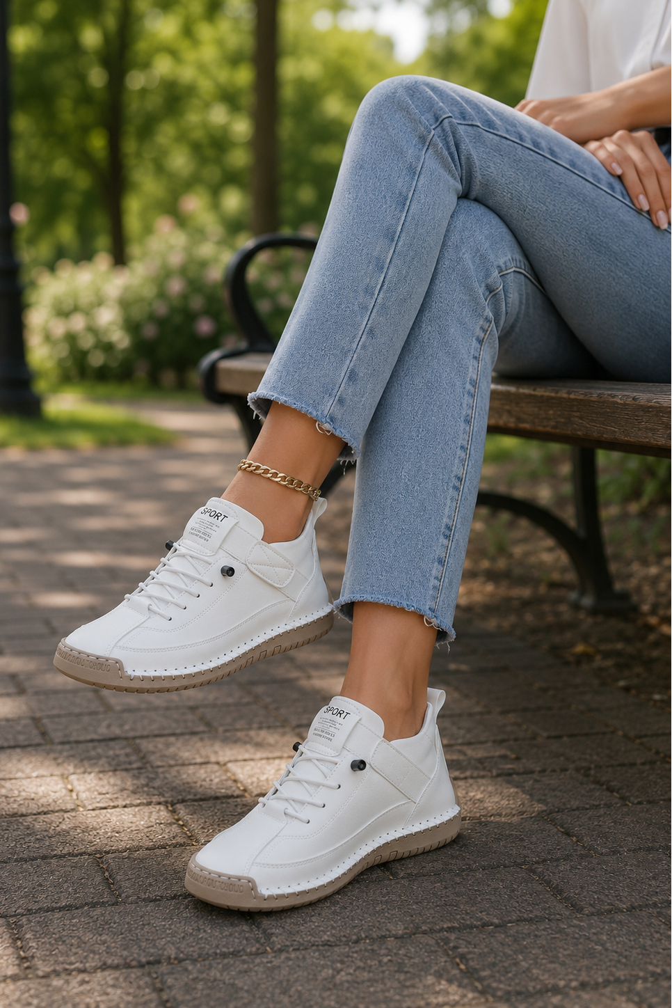 Lightweight women's travel shoes, comfortable walking sneakers for an active lifestyle.