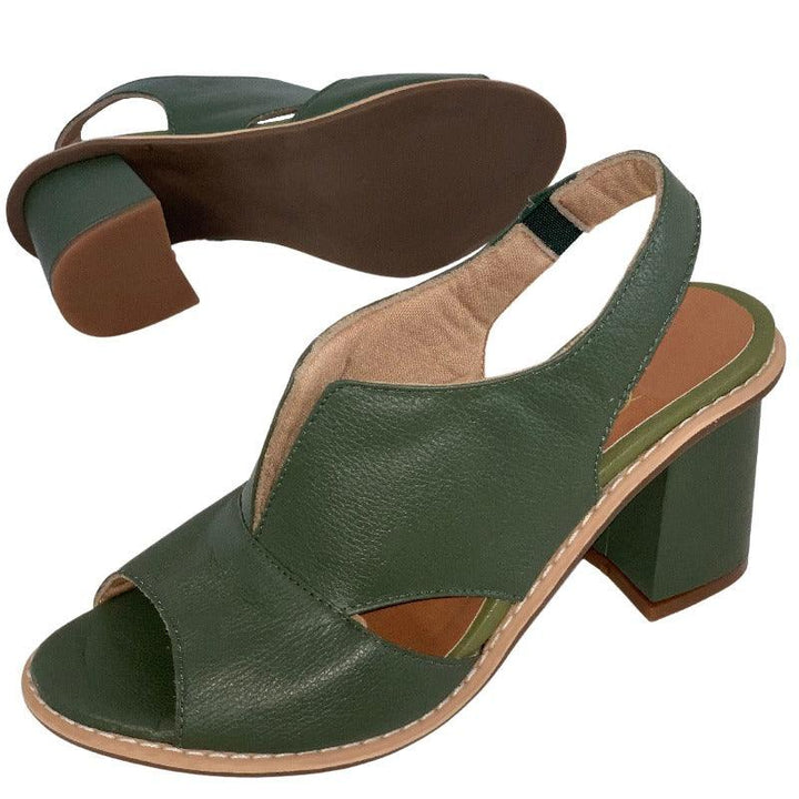Comfortable & elegant women's block heel sandals. Perfect versatile footwear for summer.