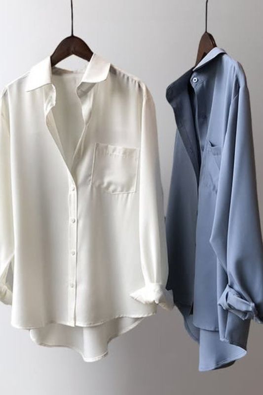 Stylish printed flowy blouse for women, elegant & comfortable for both casual and office settings.
