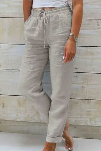 Chic women's wide leg flowy pants with a relaxed fit, great for comfortable summer fashion & casual wear.