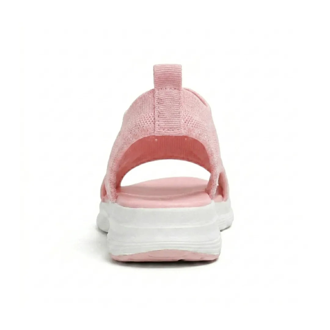 Comfortable women's walking sandals, mesh, arch support, summer casual style.