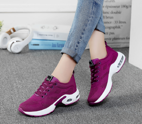 Lightweight, breathable women's athletic footwear for an active lifestyle.